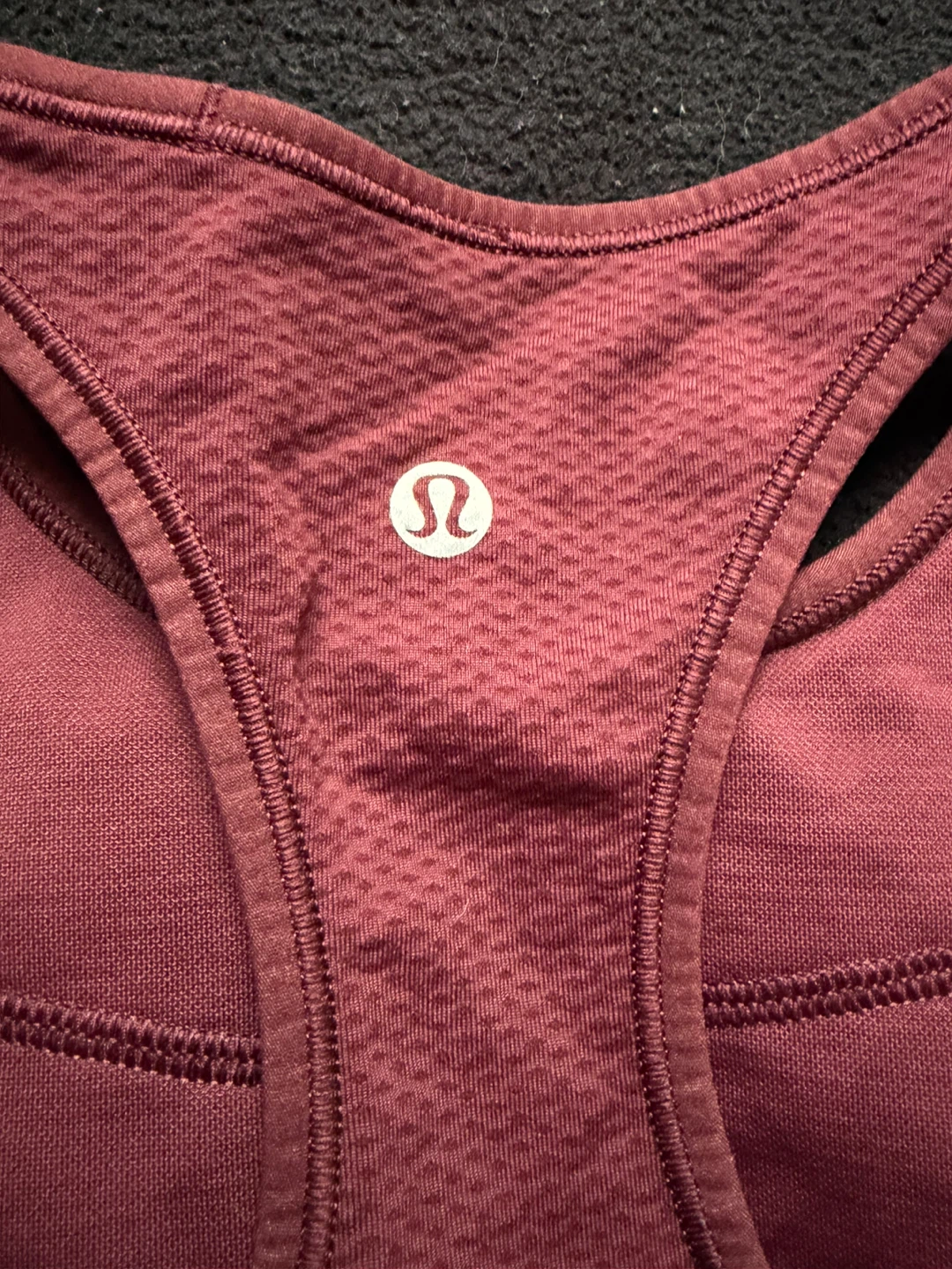 Lululemon Sports Bra Burgundy Racerback - photo 3