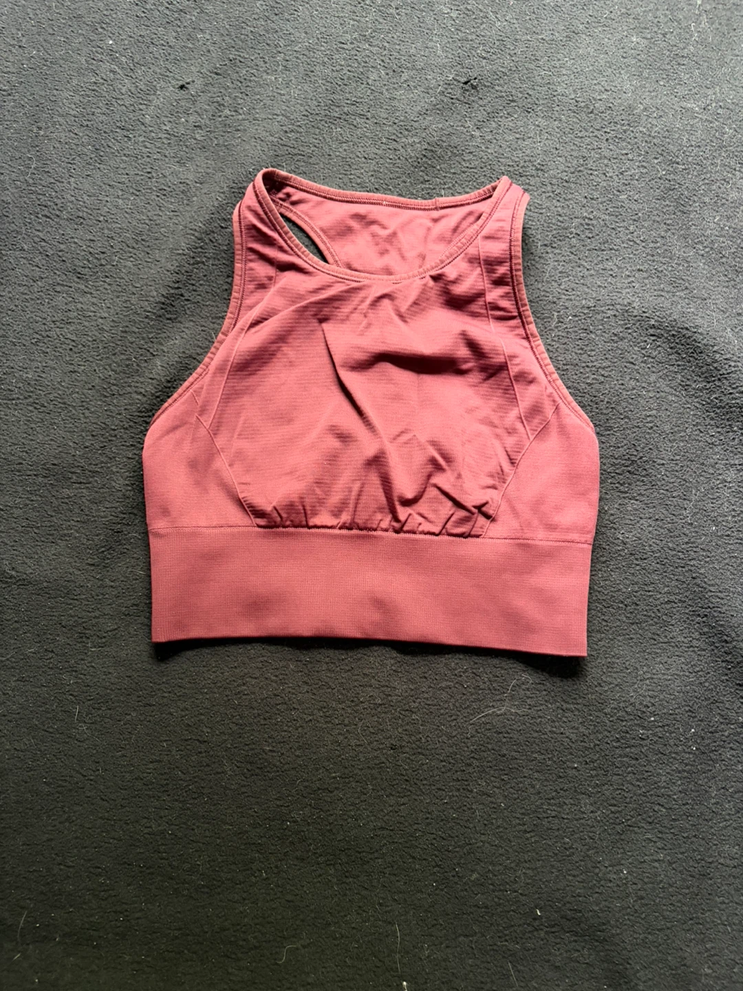 Lululemon Sports Bra Burgundy Racerback