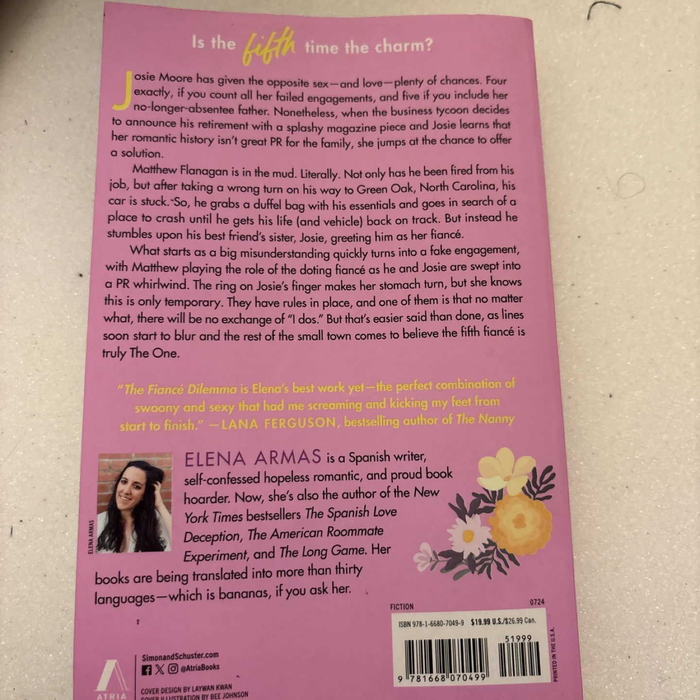 The Fiancé Dilemma by Elena Armas