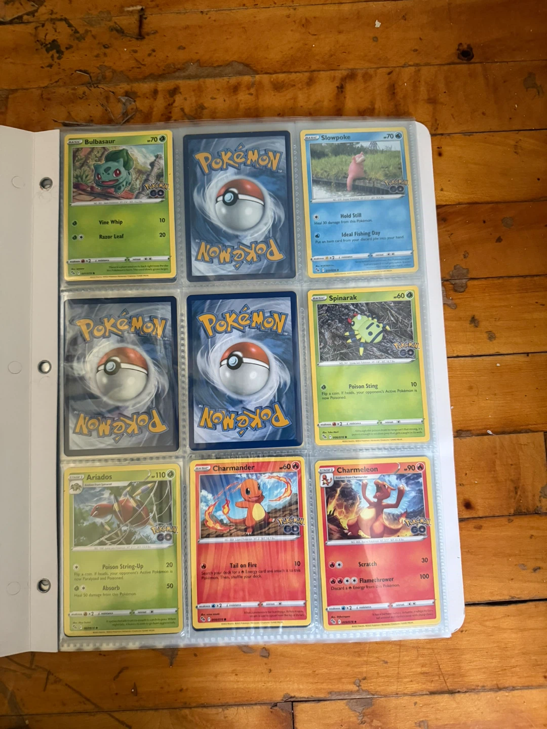 Folder of incomplete Pokémon go collection - photo 2