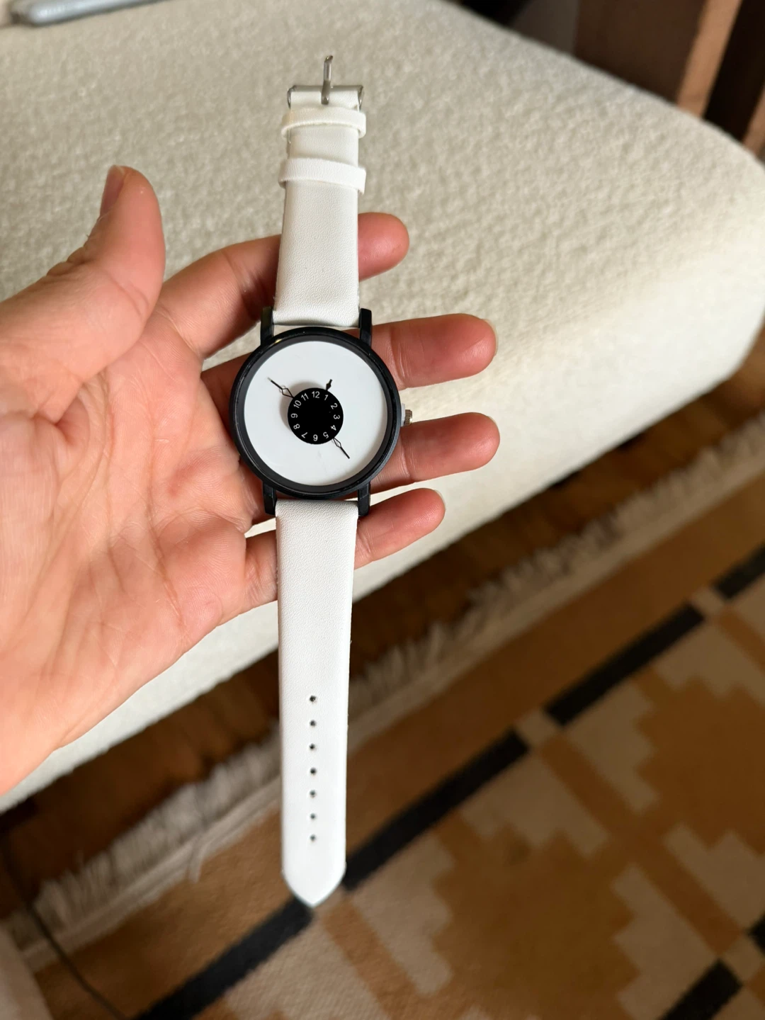 White Minimalist Watch