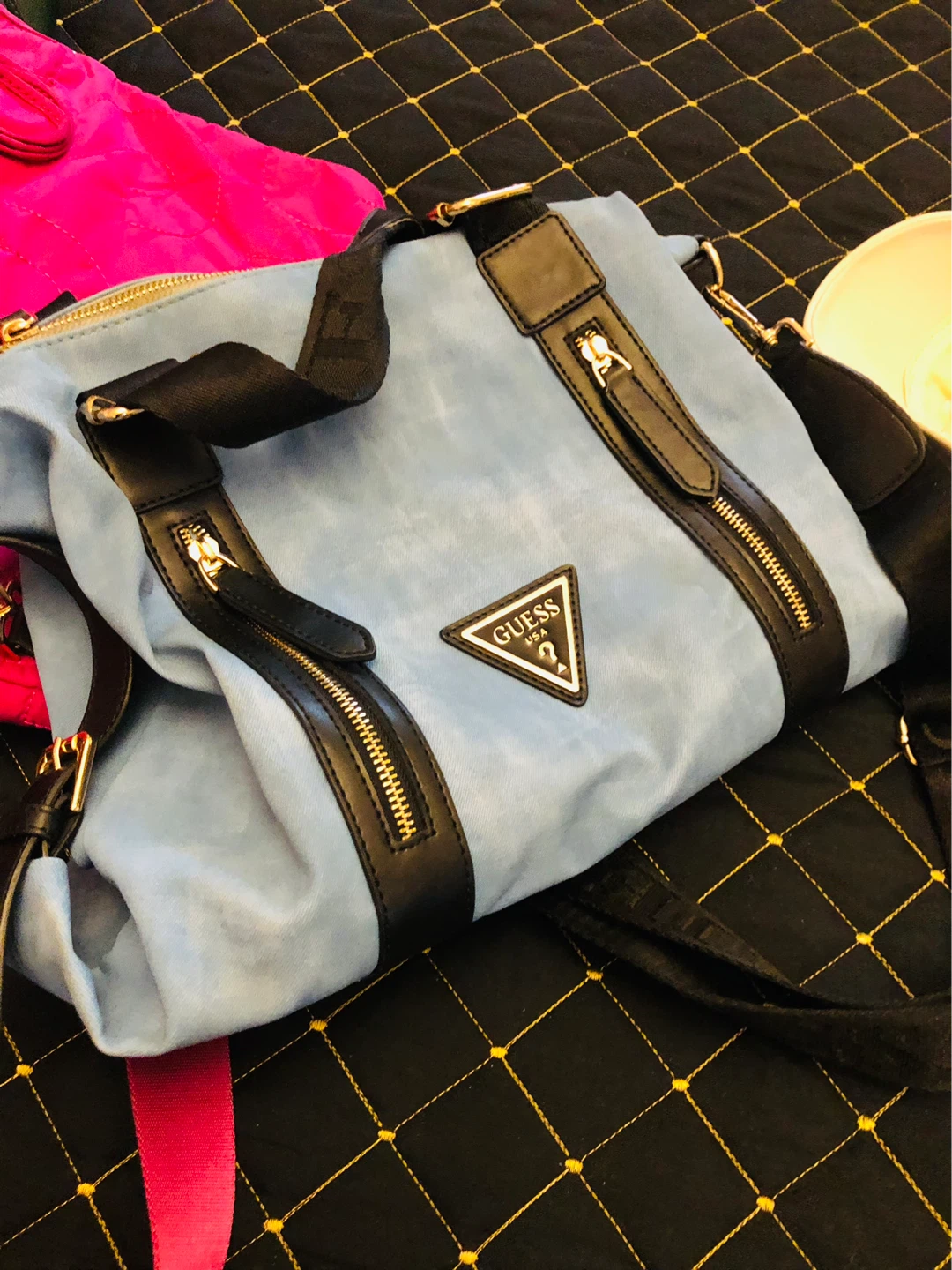 Guess Light Blue Crossbody Bag GUESS
