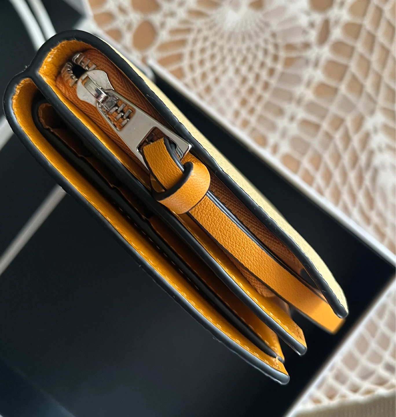 Loewe Bifold Wallet Orange and Yellow - photo 5