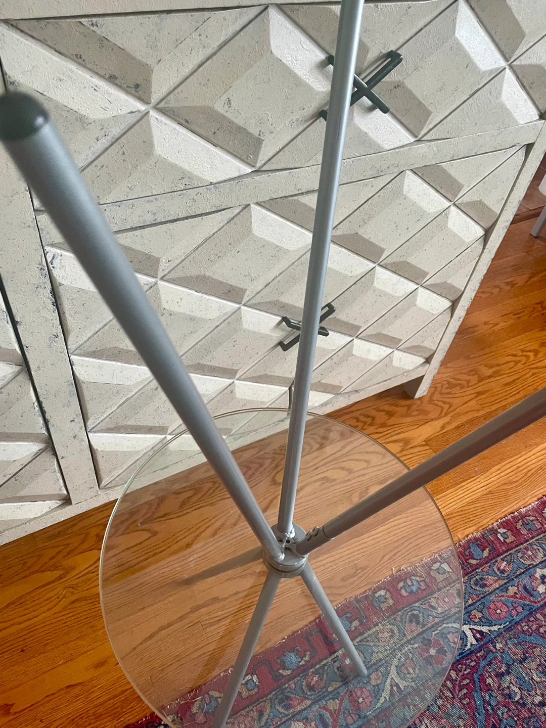 Glass Top Accent Side Table - photo 2