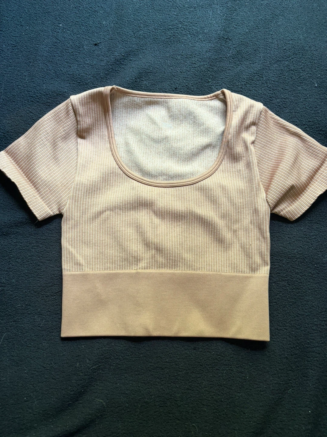 Offline by Aerei Ribbed Cropped Top