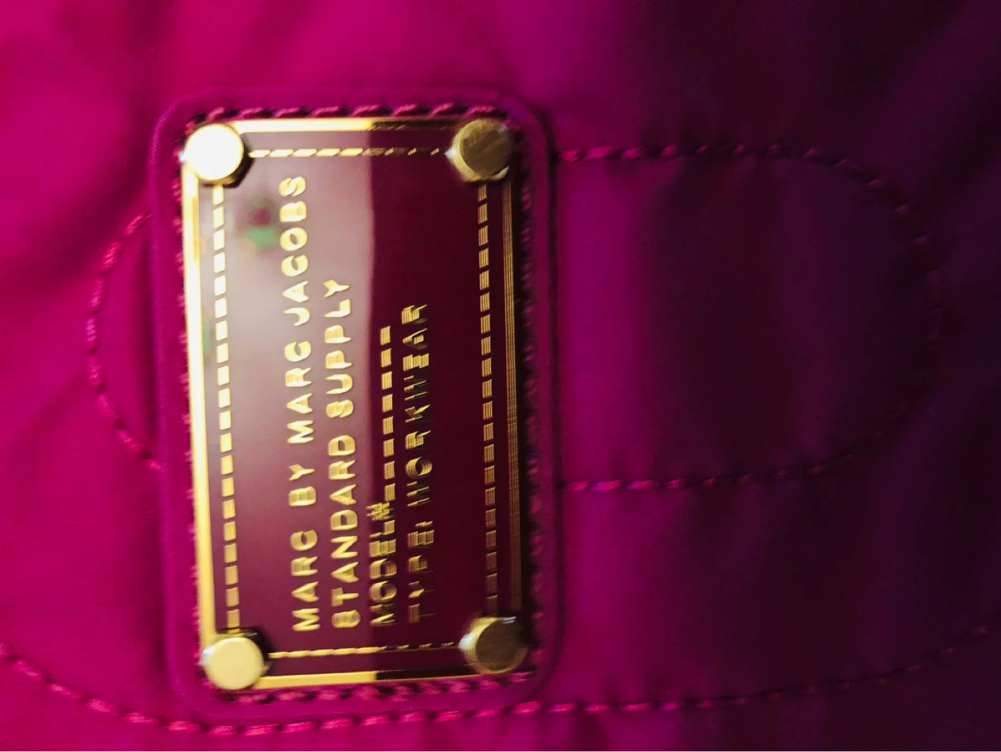 Marc by Marc Jacobs Pink Quilted Nylon Backpack - photo 2