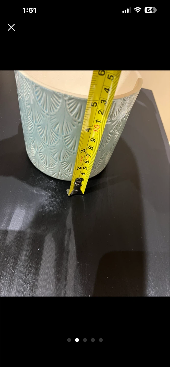 IKEA CHIAFRÖN Plant Pot - Light Blue - photo 2