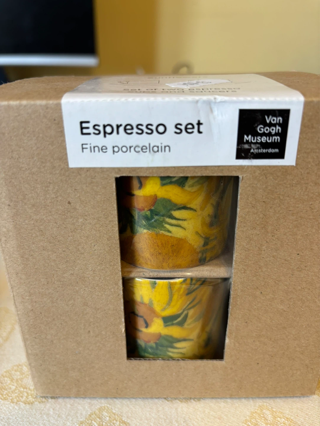Van Gogh Museum Espresso Set - Two Cups & Saucers