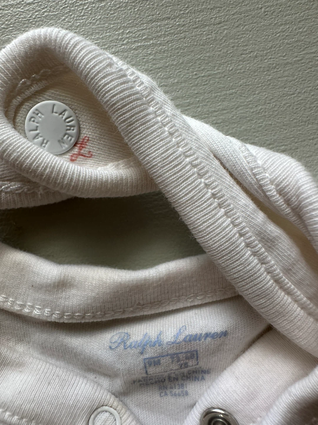 Ralph Lauren Baby Girls Teddy Bear Footed Pajamas & Bib Set - photo 3