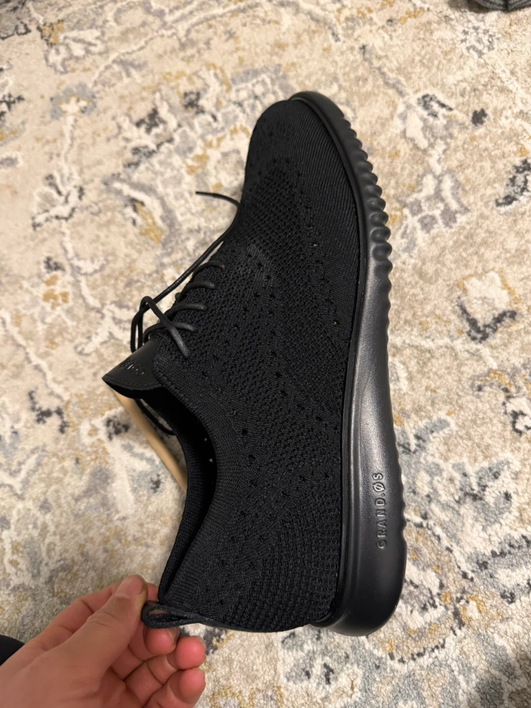 Cole Haan Zerogrand Black Knit Oxford Shoes - Size 10.5 Men's - photo 2