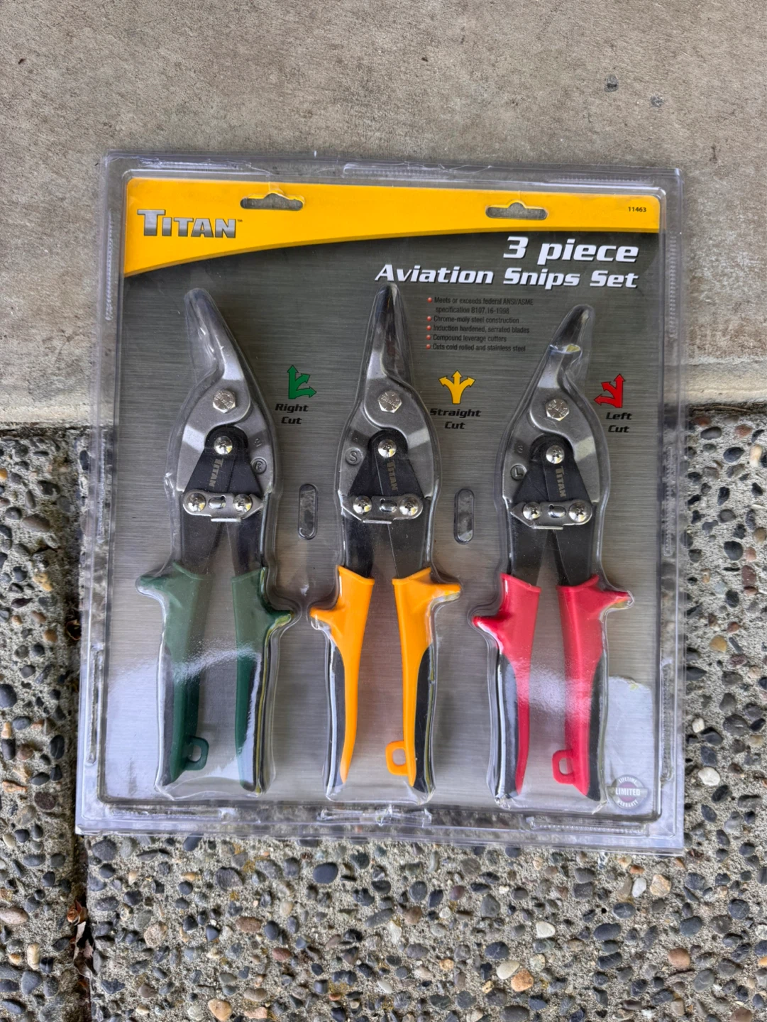 Titan 3 Piece Aviation Snips Set