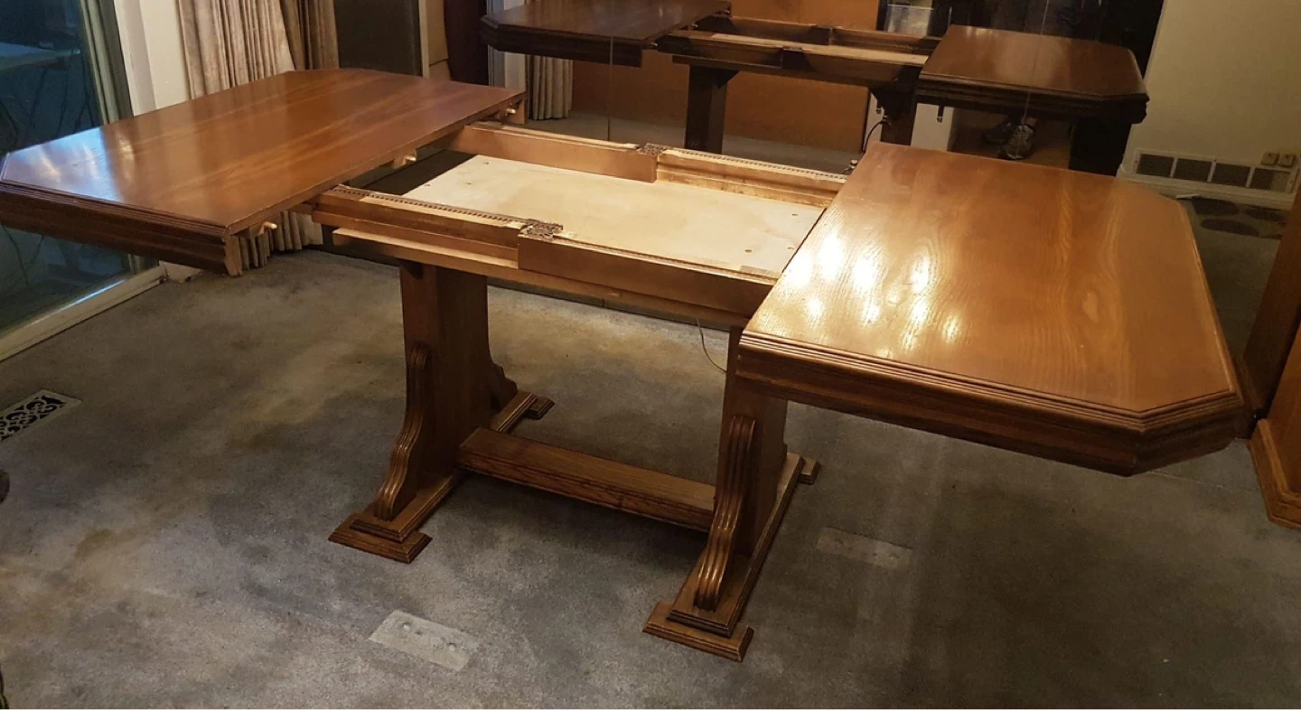 Solid Oak Extendable Dining Table ( Viewing 29 th & Rupert) - photo 4