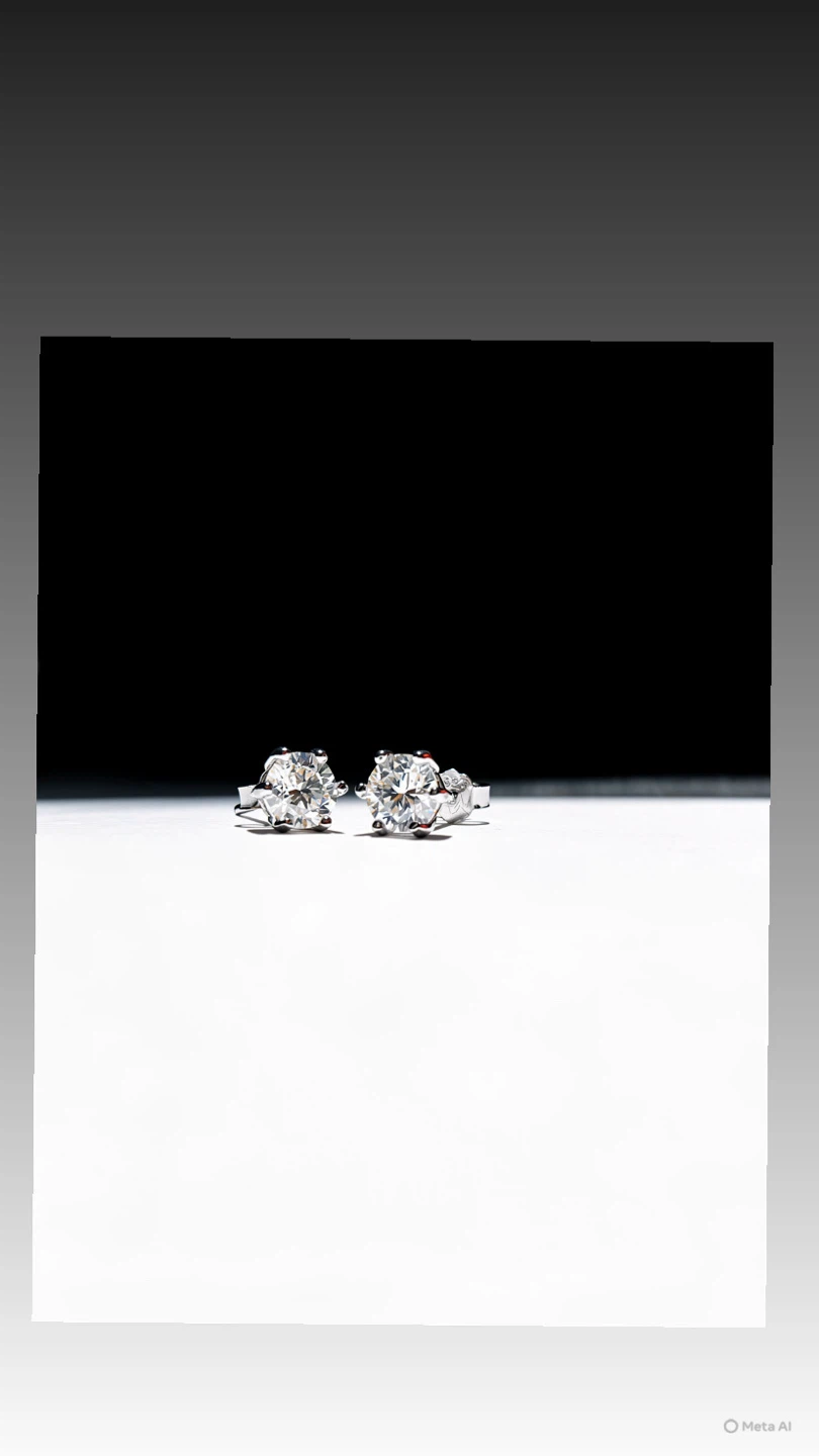 GRA Certified Diamond Stud Earrings - photo 2