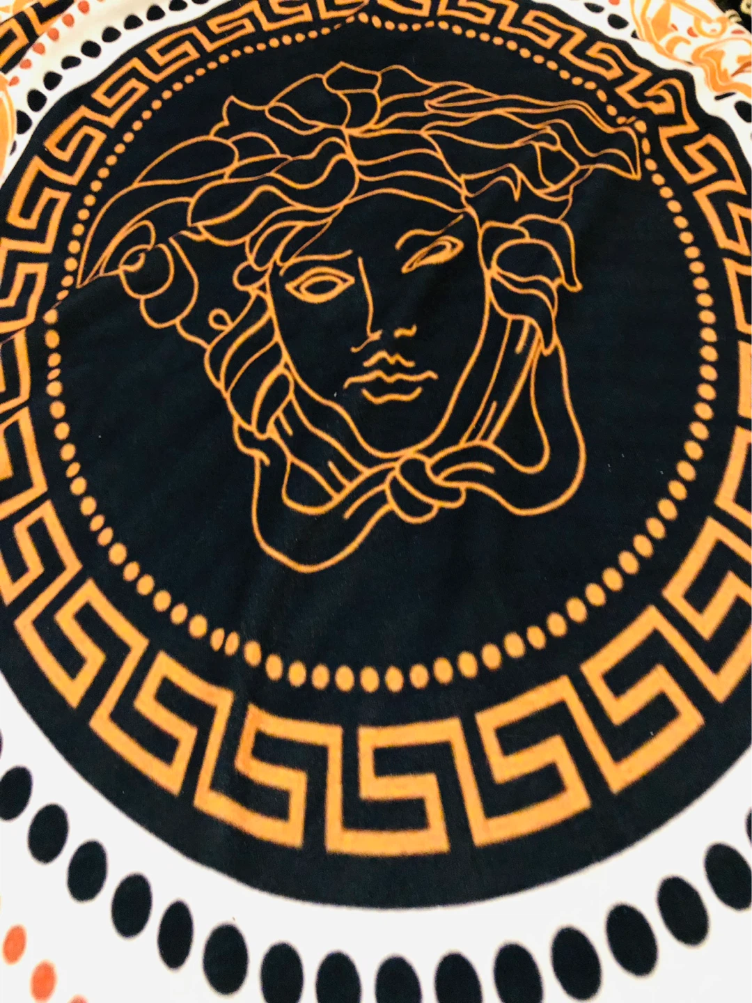 Versace Medusa Print Round Beach Towel - photo 2
