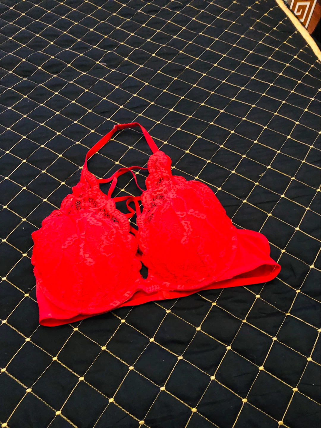 La Senza Red Lace Bra