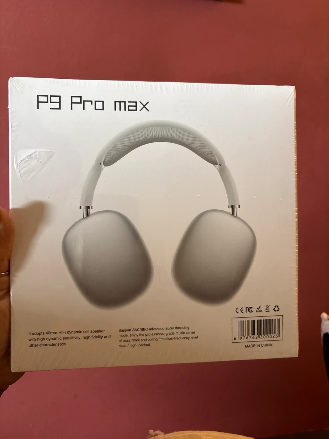 NEW P9 Pro max Headphones Silver - photo 3