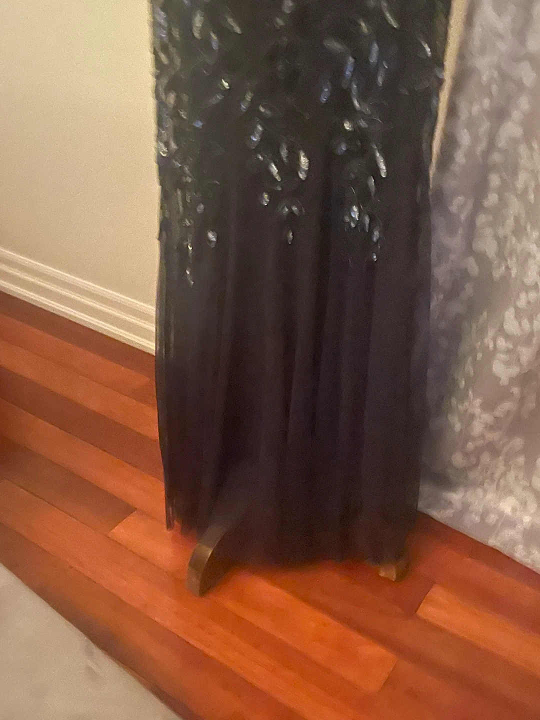 Navy Beaded Evening Gown - photo 4