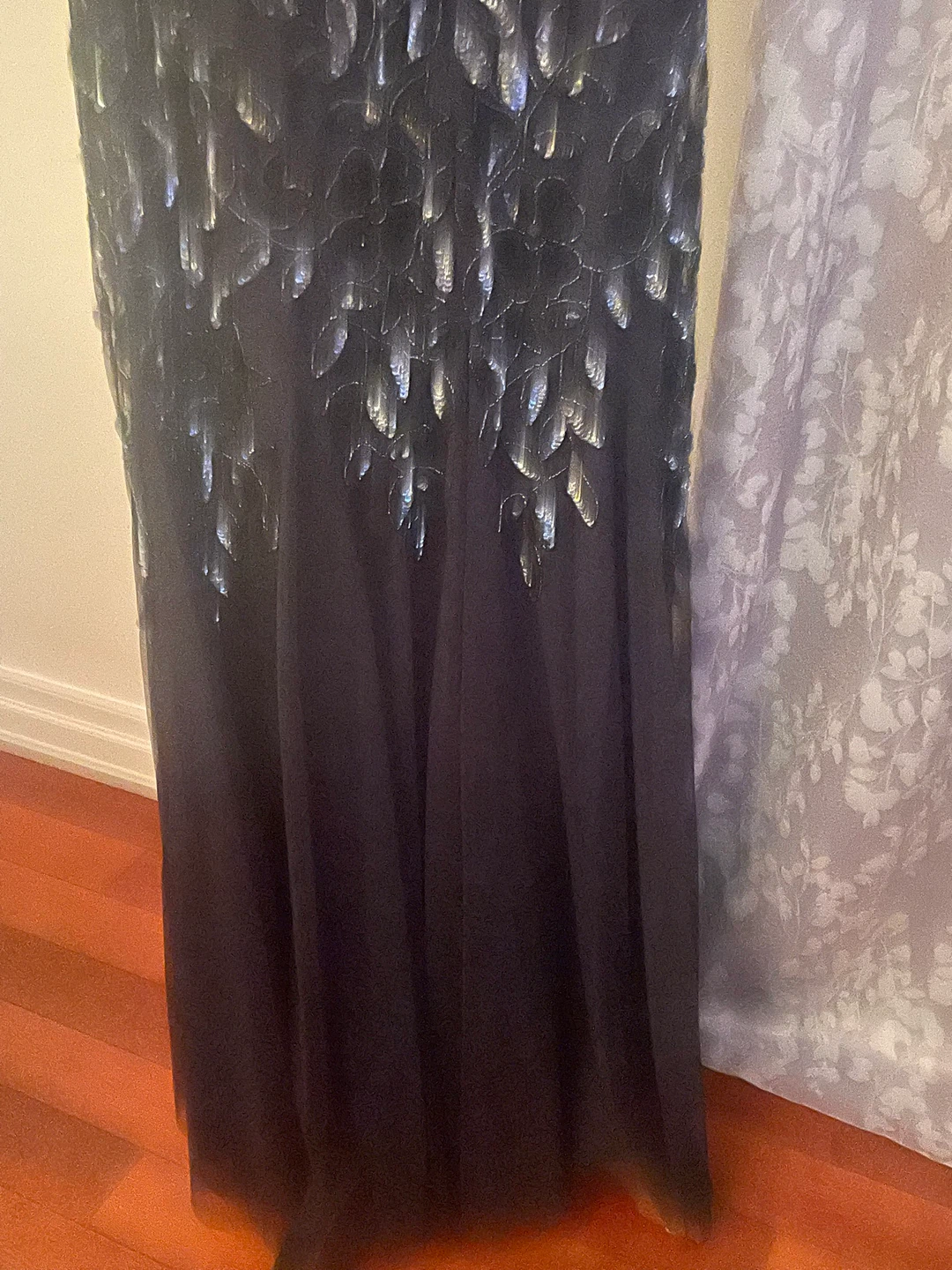 Navy Beaded Evening Gown - photo 3
