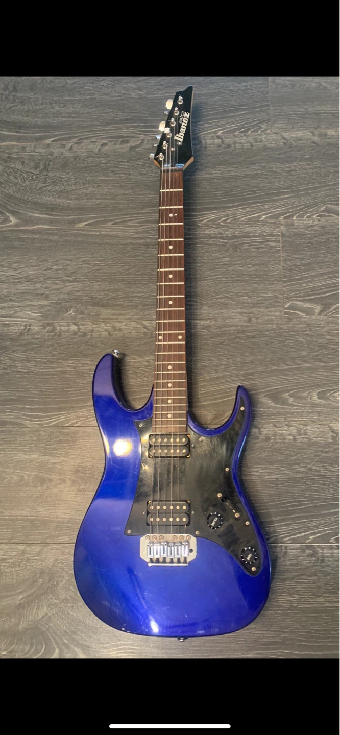 Ibanez Electric Guitar and Fender Amp