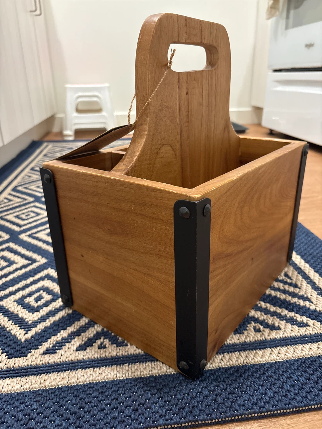 Wooden Caddy with Handle - photo 3