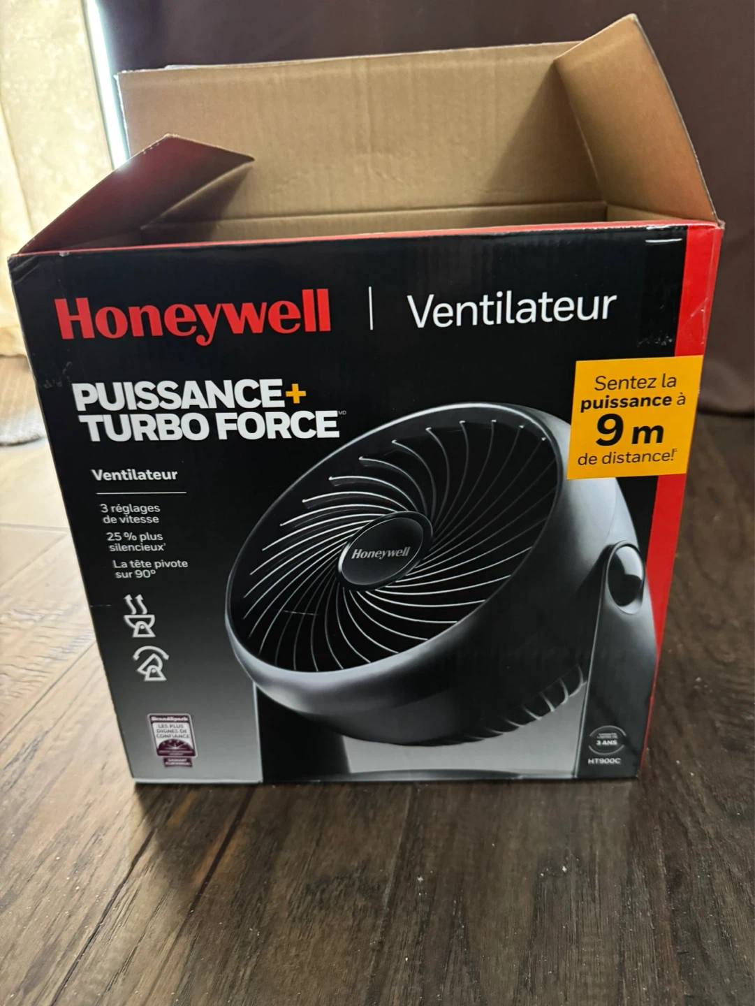 Honeywell Turbo Force Power+ Air Circulator Fan - photo 3