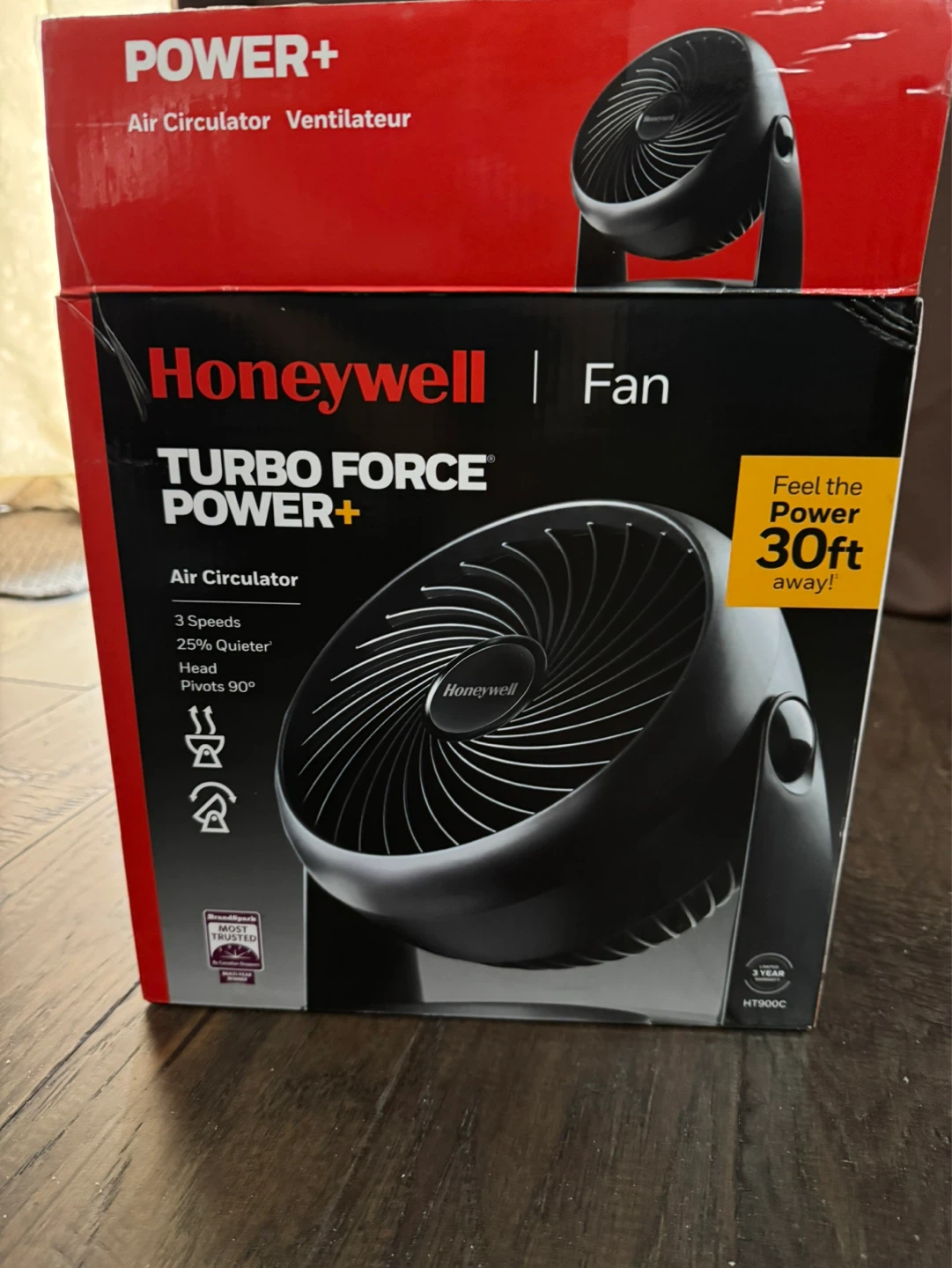 Honeywell Turbo Force Power+ Air Circulator Fan