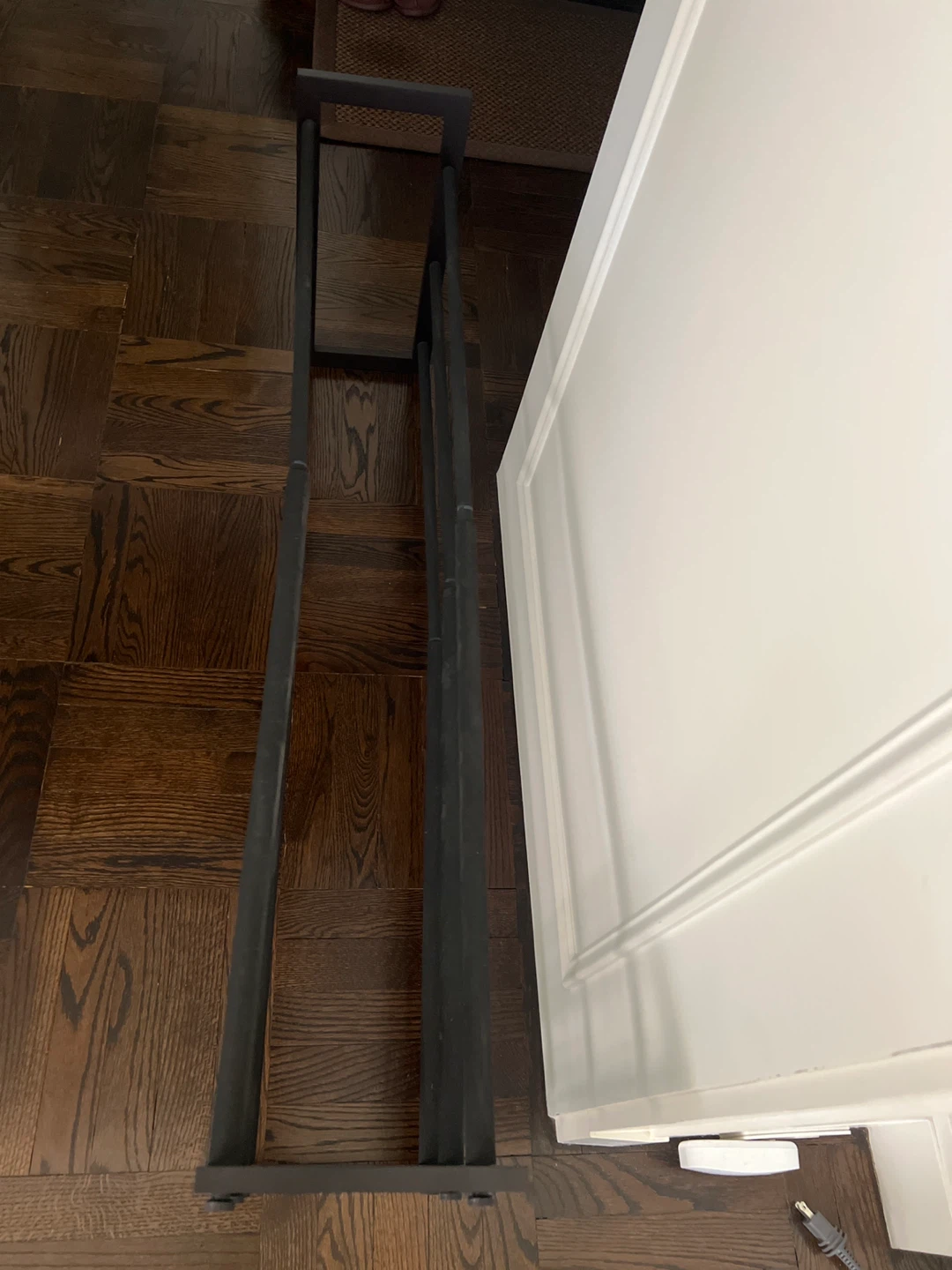 3-tier wood and metal expandable shoe rack - photo 5