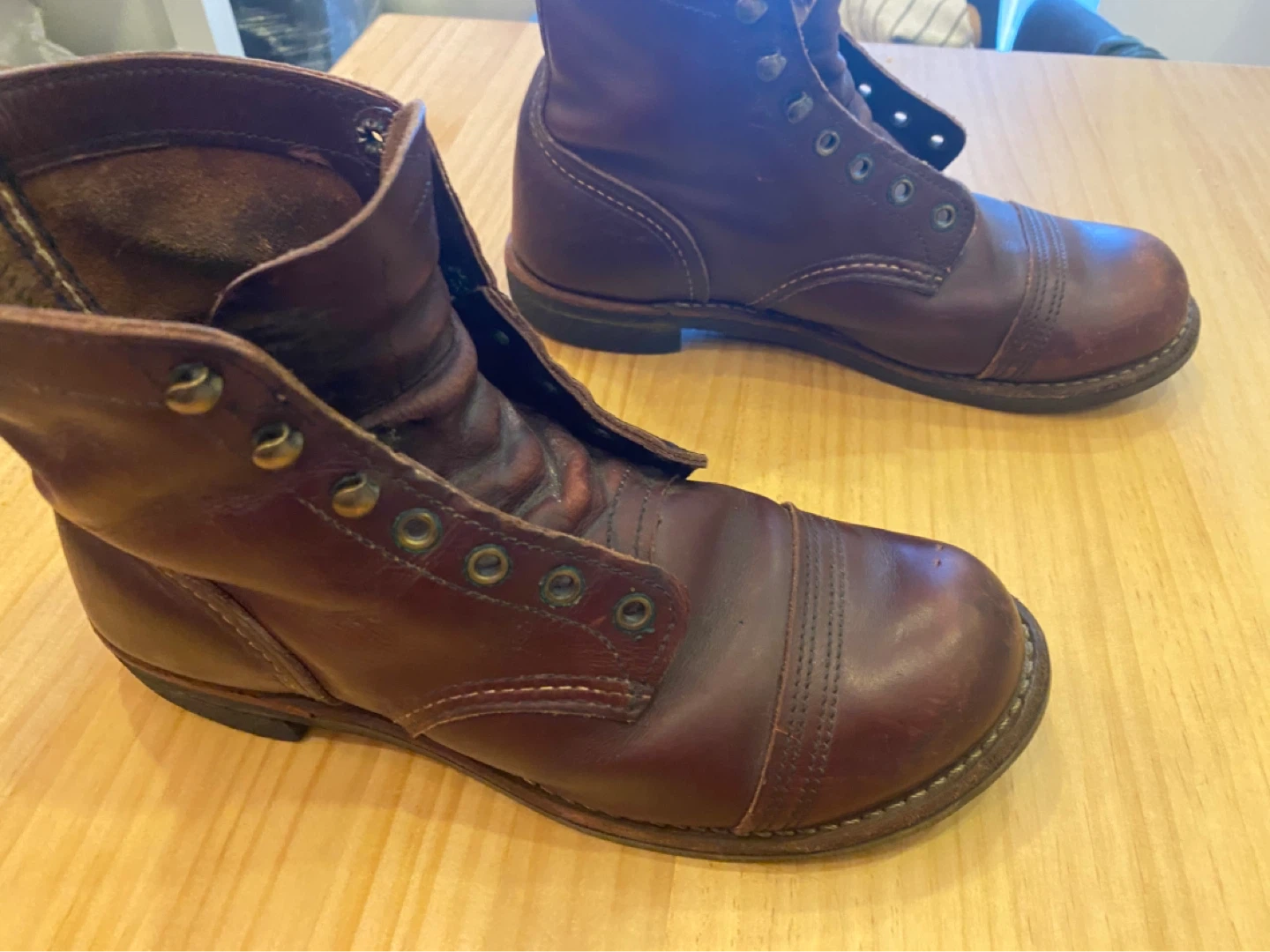 Red Wing 8119 Iron Rangers in Oxblood size 7.5 - photo 3