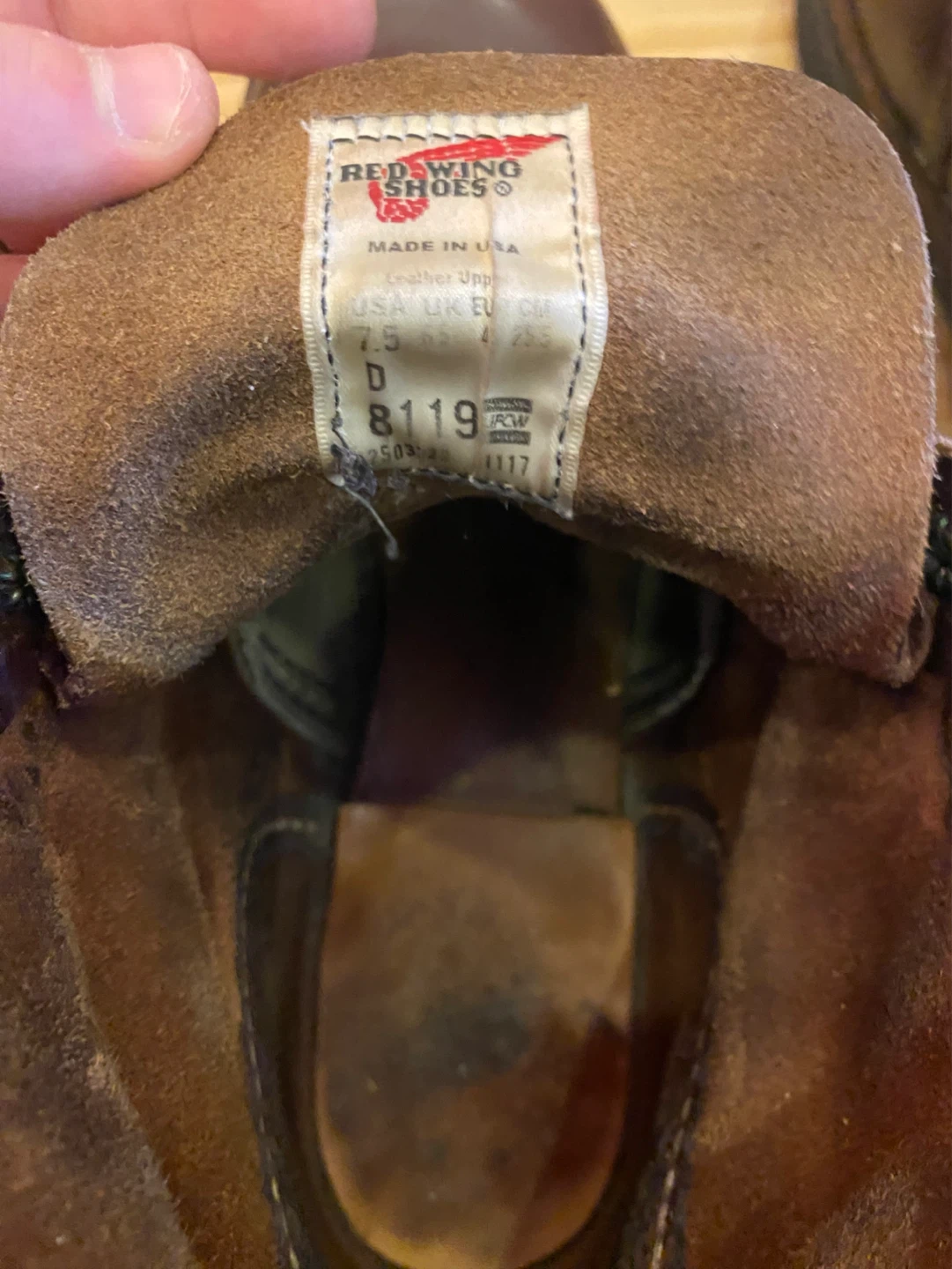 Red Wing 8119 Iron Rangers in Oxblood size 7.5 - photo 2