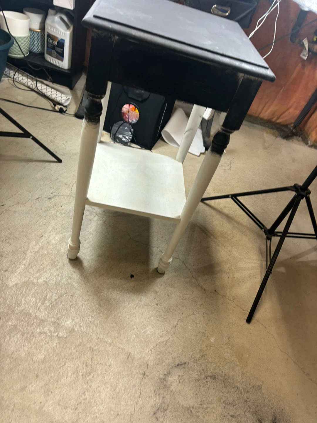 Small Side Table – Black & White - photo 5