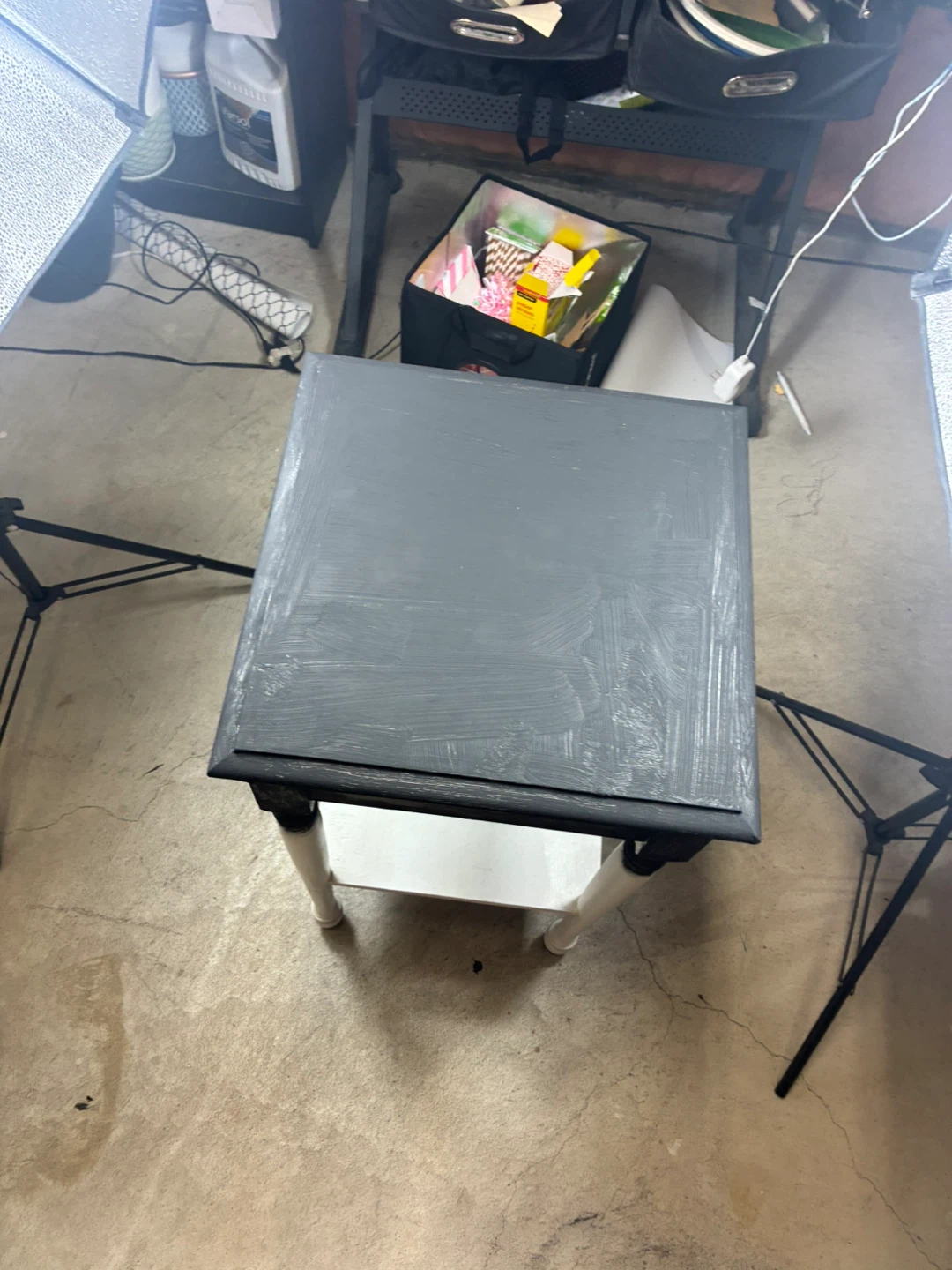 Small Side Table – Black & White - photo 4