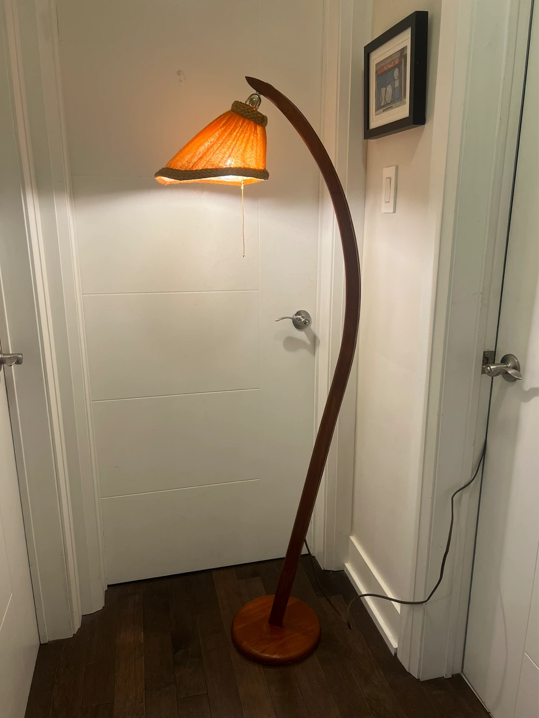 MCM Teak Arch Floor Lamp