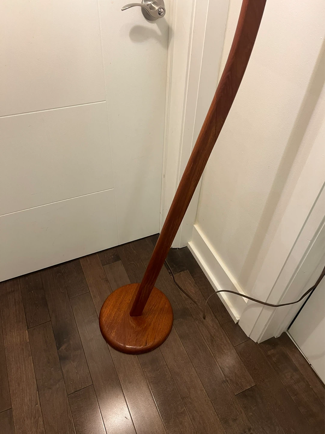 MCM Teak Arch Floor Lamp - photo 3