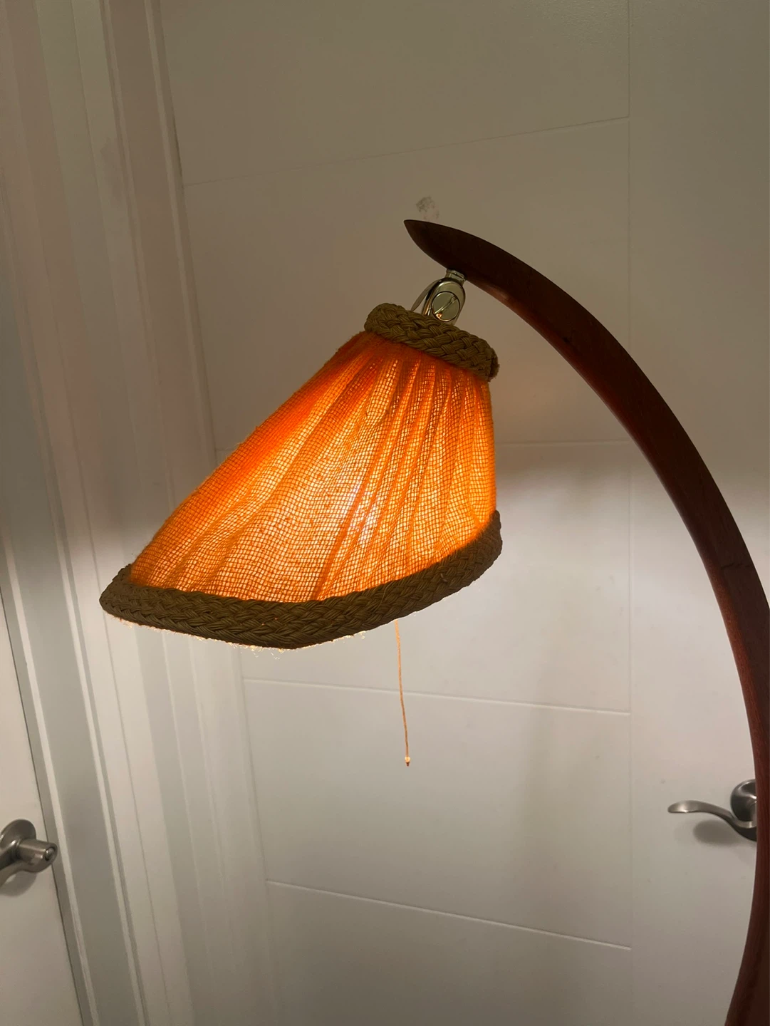 MCM Teak Arch Floor Lamp - photo 2