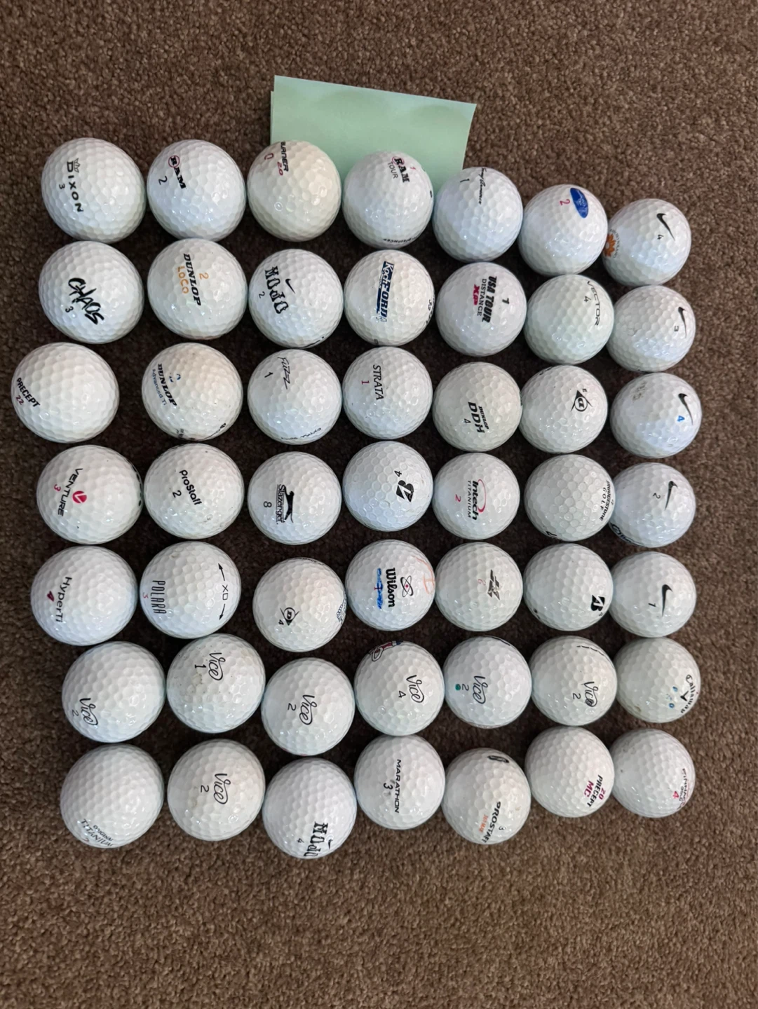Assorted Golf Balls