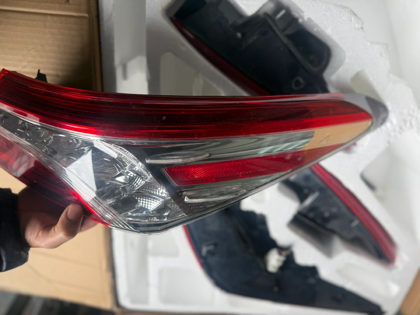 Red and Clear LED Taillight Assembly