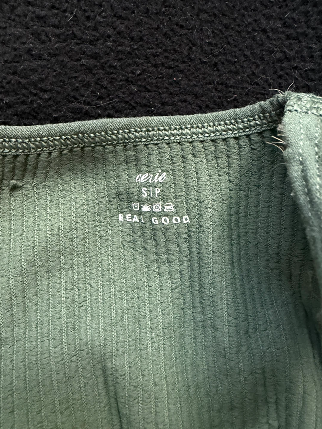 Aerie Ribbed Ruched Cropped Tank Top - photo 3