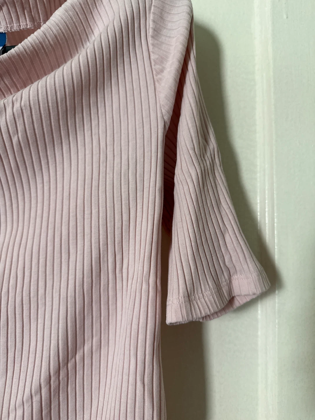 Old Navy Pink Ribbed Cowl Neck Top - photo 2