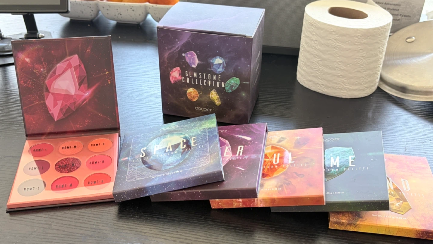 docolor Gemstone Collection Eyeshadow Palette Set
