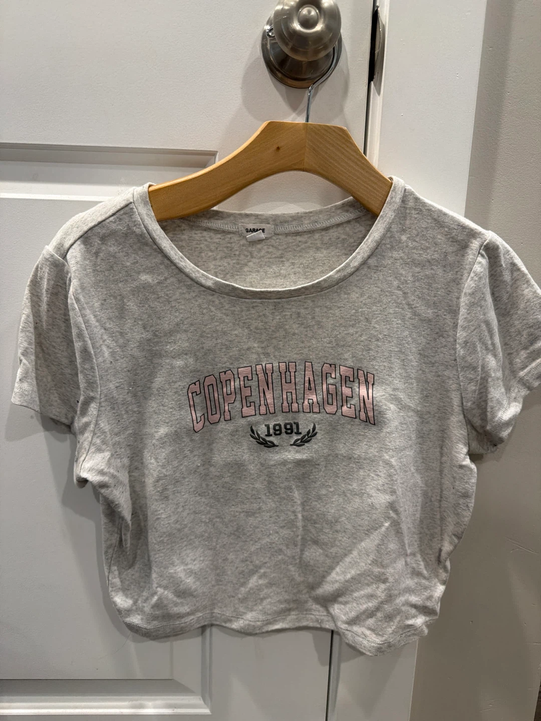 Grey Copenhagen 1991 Crop Top
