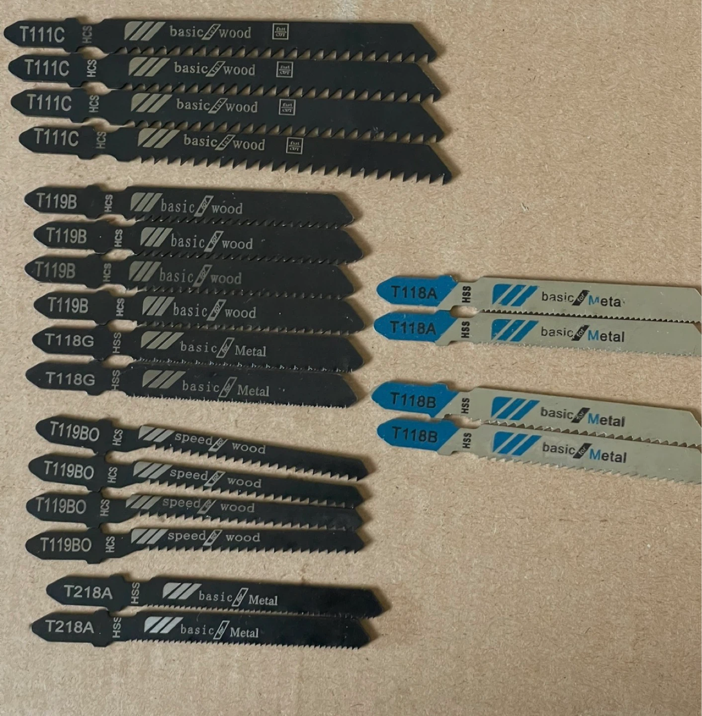Jigsaw Blade Set - 20 Pieces - photo 3