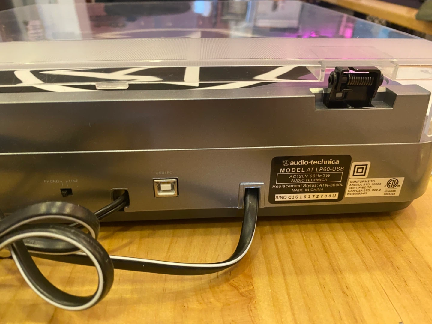 Audio-Technica AT-LP60-USB Turntable - photo 4