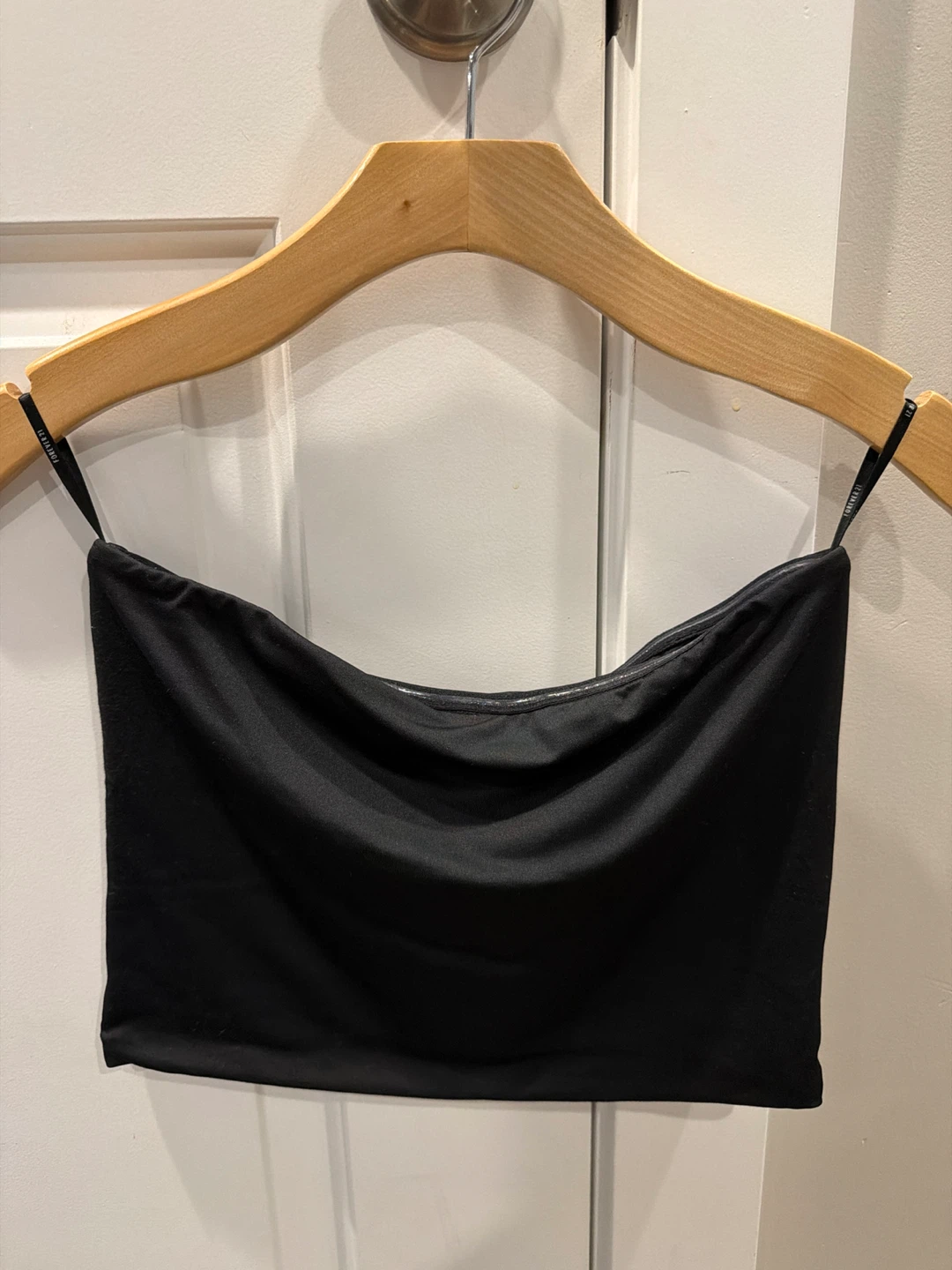 Black Strapless Tube Top