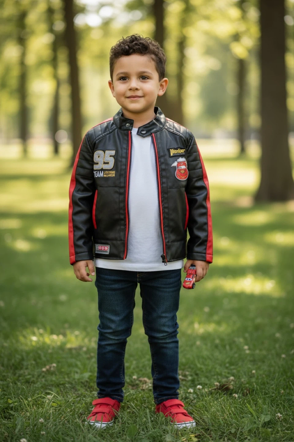 Disney Lightning McQueen Racing Jacket - Size 4T