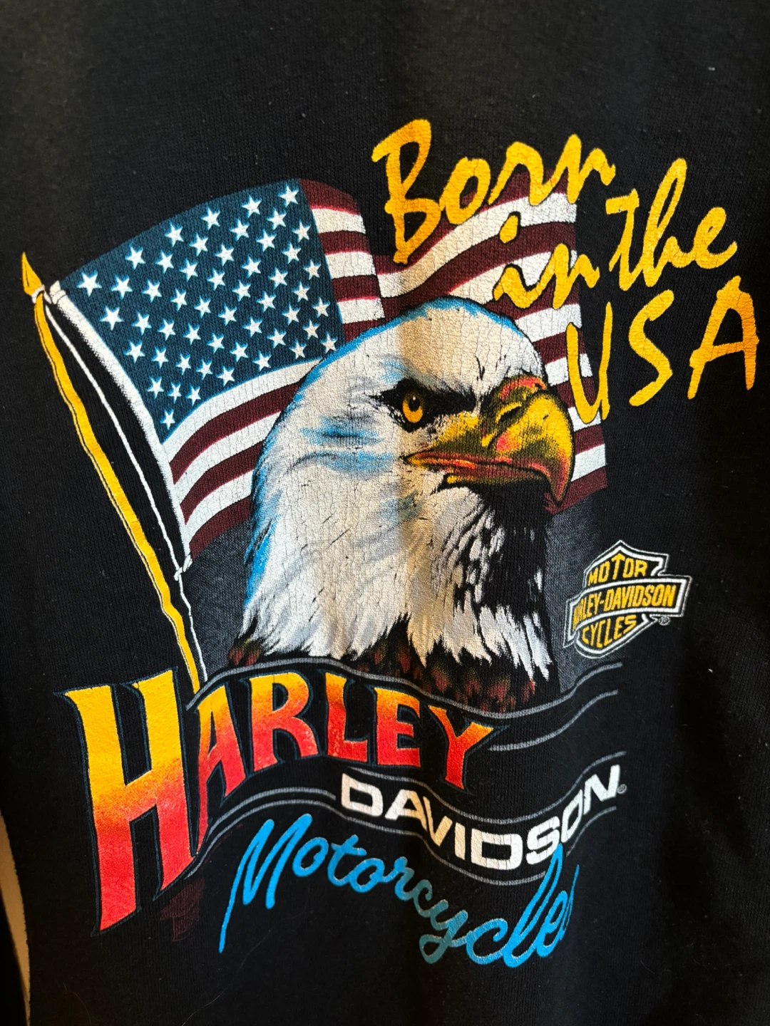 Harley Davidson Motorcycles "Born in the USA" Graphic Sweatshirt - photo 3