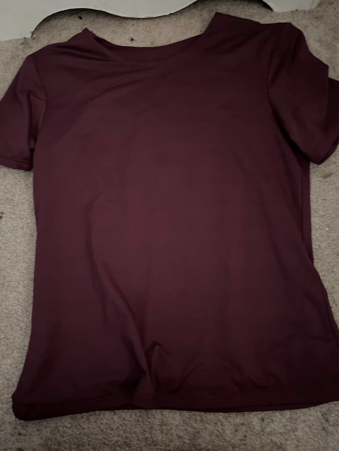 Burgundy Short Sleeve T-Shirt