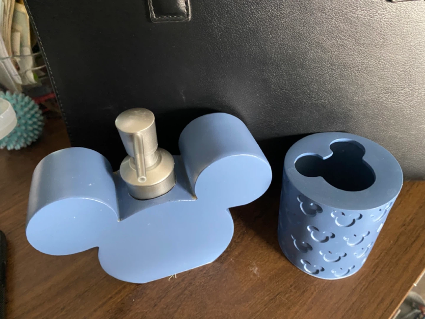 Mickey Mouse Soap Dispenser and Toothbrush Holder Set - photo 4