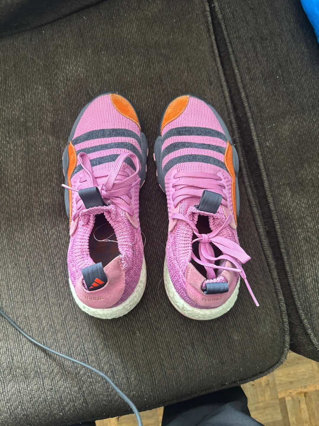 Trea Young Adidas Pink & Orange Running Shoes