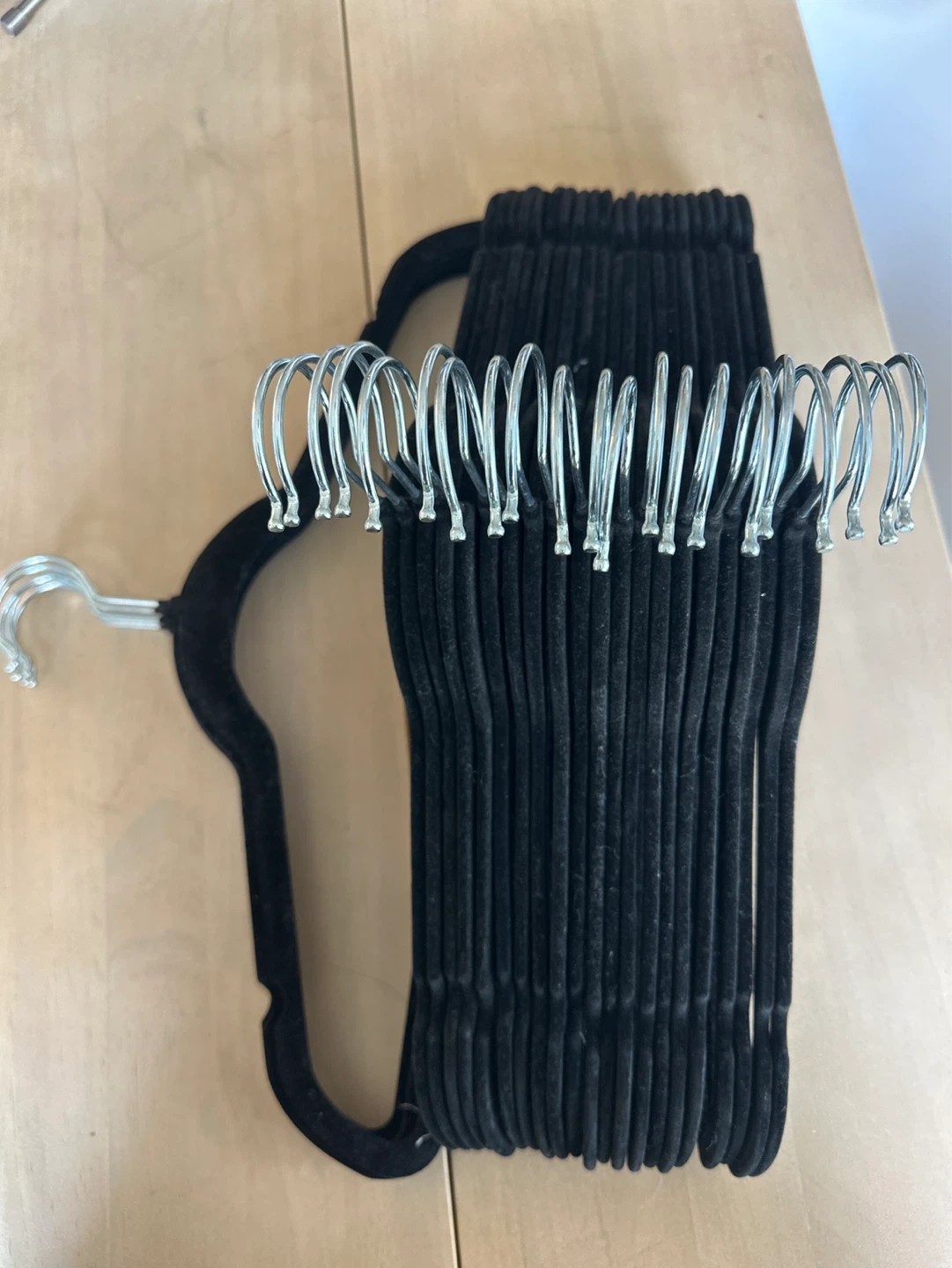 Black Velvet Hangers - Set of 27