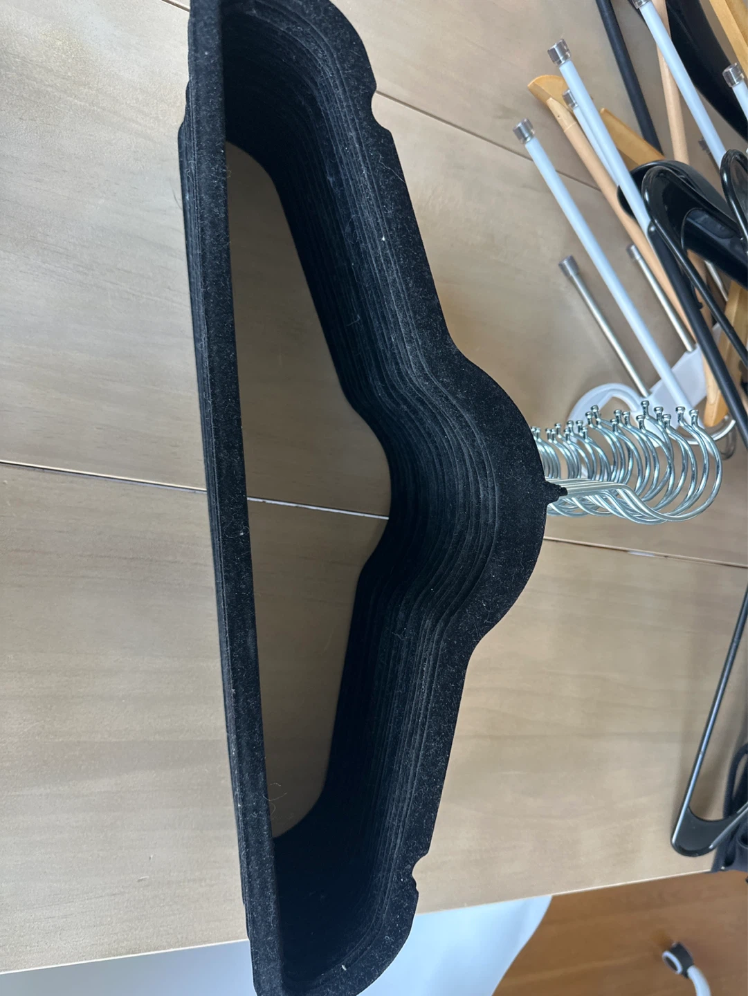Black Velvet Hangers - Set of 27 - photo 2